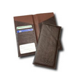 Custom Genuine Leather Travel Wallet (Debossed/ 1 Side)